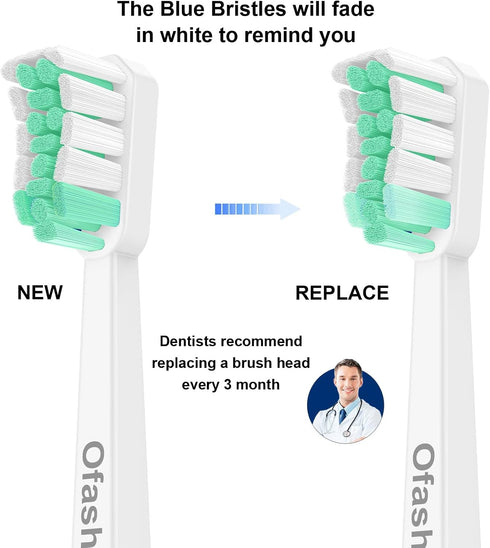 Electric Toothbrush Replacement Heads for Philips Sonicare ProtectiveClean DiamondClean HX9023, 10 Pack...
