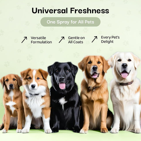 605Products | Premium Apple Dog Cologne and Odor Eliminator - Long Lasting Dog Perfume Made with Essential Oils - Spray Deodorant for Smelly Dogs,...