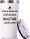 This Is What An Awesome Doctor Looks Like Mug.Doctor,Medical School Graduation Gifts.Appreciation,Birthday,Christmas Gifts for Doctors,MD,Med Tumb...