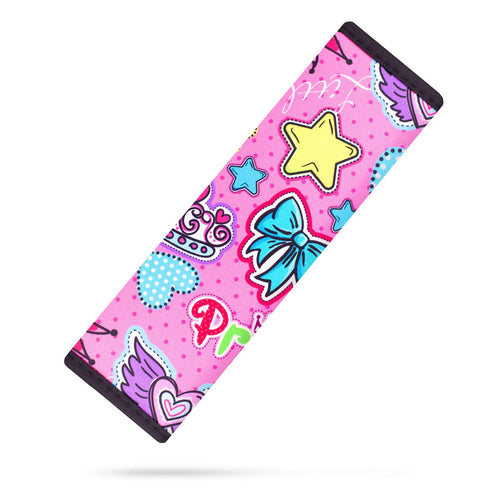 YR Seat Belt Cover for Kids, Soft Comfort Seat Belt Cushion for Children, Cute Cartoon Pattern Car Seat Belt Pads Cover for Girls and Boys, 1 Pack...