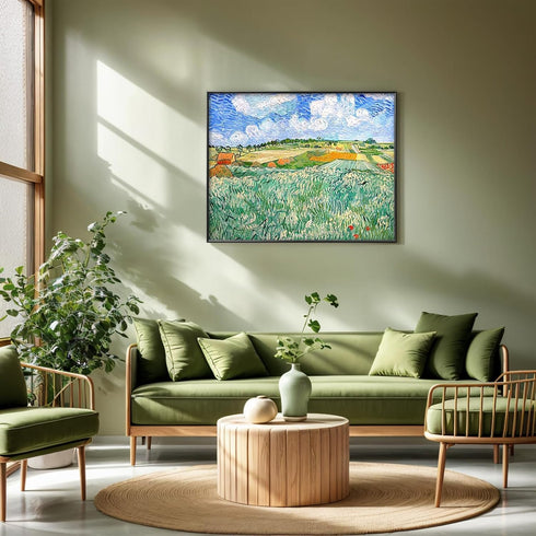 NIHO-JIUMA Van Gogh Diamond Painting Kits The Plains of Orvison, 5D DIY Full Drill Diamond Art Gift for Adults, Home Deco (30X40 cm/12x16 inches)...