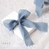 UpUDo 4 Rolls Chiffon Ribbon, 1.5" x 6Yd Dusty Blue Silk Ribbons, Smooth Edges for Wedding Invitations, Bridal Bouquets, DIY Crafts, Gift Wrapping...