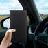 Car Registration and Insurance Holder, Premium Pu Leather Vehicle Glove Box Organizer - for Driver License, Cards & Essential Documents (L-Black)...