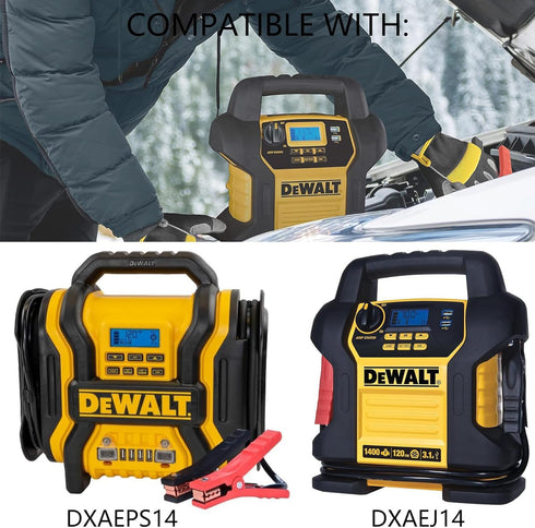 TAIFU 14.5V DC Charger Car Adapter Compatible with Dewalt DXAEPS14 DXAEPS14CA 1600 1400 011-2070-4 Peak Jump Starter Power Cord Air Compressor DXA...