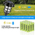 Henreepow Rechargeable AA Batteries, Ni-MH Double A Solar Batteries High Capacity 1.2V Pre-Charged for Outdoor Solar Lights, String Lights?Pathway...