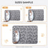 Luciphia 1 Pack 2 Pet Blankets for Dogs Cats, Fleece Print Dog Cat Blankets for Small Medium Large Puppy Kitten, Grey Paw Small (23x16 inch)...