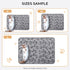 Luciphia 1 Pack 3 Blankets Fluffy Premium Fleece Pet Blanket Flannel Paw Printed Throw for Dog Cat Grey Paw Medium(30"x20",Pack of 3)...