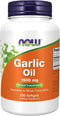 NOW Supplements, Garlic Oil 1500 mg, Serving Size Equivalent to Whole Clove Garlic, 250 Softgels...