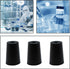 PENCK 6pcs Rubber Stopper with Hole 13mm to 17mm Tapered Plug Black Test Tubes Bungs Stoppers for Lab Home Use...