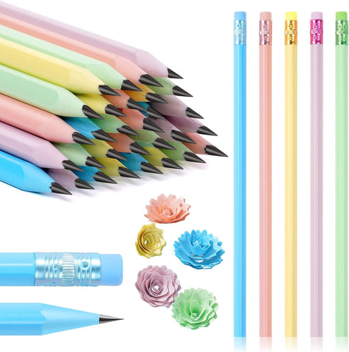Pencils #2 HB, Number 2 Pencils with Eraser, 30 Pieces Cute Pencils Graphite Pencils Wood-Cased Pencils,Gift Pencils for Kids, Adults, School, Off...