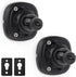 2 Pack Speaker Wall Mount Holder for 1/4"-20 Threaded Keyhole,2 Pack Adaptors Compatible with Non 1/4"-20 Threaded Screw Holes,360°Rotation Adjust...