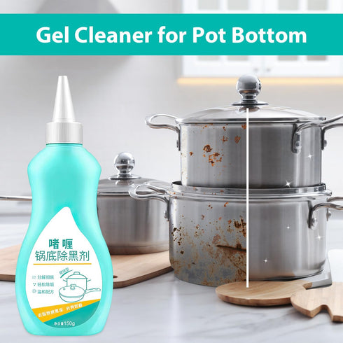 2Pcs Gel Cleaner for Pot Bottom,Pot Cleaner,Magic Gel Cleaner for Pots and Pans,Pot Cleaner for Bottom of Pans...