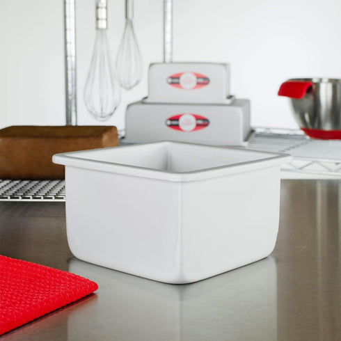 Fat Daddio's Anodized Aluminum Square Cake Pan, 6 x 4 Inch...