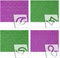 4Pcs Free Motion Quilting Templates Machine Quilting Templates Quilting Rulers Quitling Design Quilting Supplies Quilting Stencil with Non-Slip Gr...