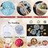 RESINWORLD Set of 4, 3", 2.5", 2", 1.7", 1.3", 0.9" Clear Silicone Sphere Molds, Large 3D Seamless Sphere Silicone Molds for Resin Casting, Round ...