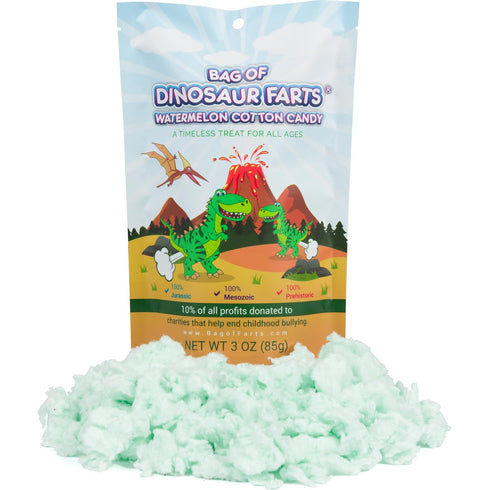 Bag Of Dinosaur Farts Watermelon Cotton Candy Funny for All Ages Unique Birthday for Friends, Mom, Dad, Girl, Boy Stocking Stuffer Funny Gag Gift ...