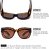 Face Shadow Polarized Sunglasses Fit Over Glasses, Sunglasses for Women to Go Over Glasses UV Protection Lightweight...