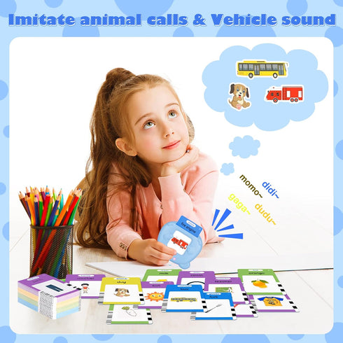 SEKEAHU Learning Toddler Toys for 2 3 4 5 6 Year Old Boys and Girls Gifts, Learning Talking Flash Cards with 224 Sight Words, Speech Therapy Toys,...