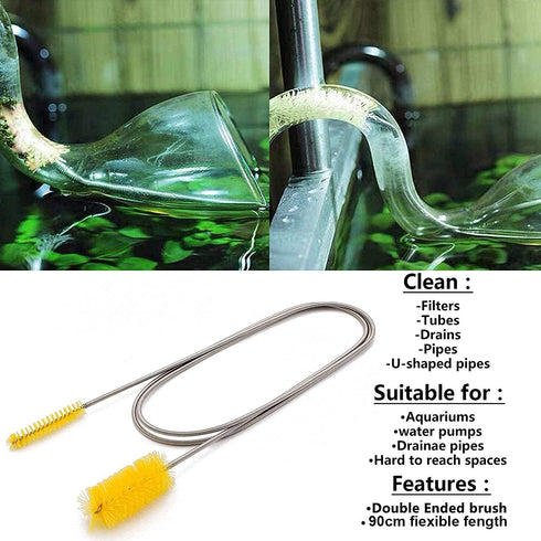 7 in 1 Aquarium Aquascaping Tools Kits,Stainless Steel Aquarium Plant Tools Tweezers Scissors Scrapers for Aquarium Tank Clean Fish Tank Aquascape...
