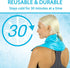 Arctic Flex Neck Ice Pack - Cold Compress Shoulder Therapy Wrap - Cool Reusable Medical Freezer Gel Pad for Swelling, Injuries, Headache, Cooler (...