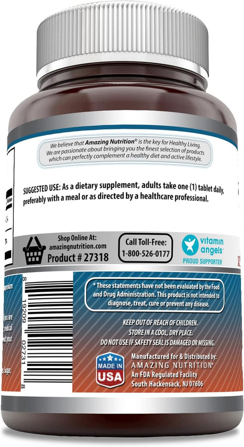 Amazing Formulas Calcium with Vitamin D3 Supplement | 250 Tablets | Non-GMO | Gluten Free | Made in USA...