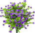Artificial Flowers, Fake Outdoor UV Resistant Plants Faux Plastic Greenery Shrubs Indoor Outside Hanging Planter Home Kitchen Office Wedding, Gard...