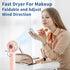 Mini Handheld Fan, Neck Fan, Portable Fan Rechargeable, 2500mAh Rechargeable USB Fan, 180° Adjustable,3 Speed Personal Small Desk Fan, Strong Airf...