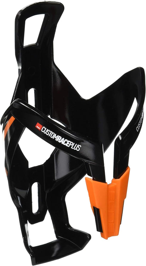 Elite Custom Race Plus Bottle Cage, Black/Orange...