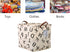 Square Storage Basket Canvas Collapsible Organizer Bins for Book, Nursery, Kid's Toys, Closet & Laundry, Gift Baskets(Letter)...