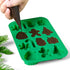 Christmas Silicone Chocolate Molds, 2PCS Holiday Gummy Candy Molds Santa Clause Christmas Tree Snowman Gingerbread Man Baking Molds for Jello, Ice...
