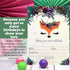 Woodland Forest Fox Face Floral With Greenery Birthday Party Invitations, 20 5x7 Fill In Cards with Twenty White Envelopes by AmandaCreation...
