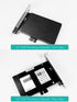 GLOTRENDS 2.5 inch SSD Mounting Bracket with SATA III Cable and SSD Screws, PCIe or PCI Slot Installation...