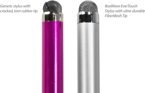 BoxWave Stylus Pen Compatible with Clover Mini - EverTouch Capacitive Stylus, Fiber Tip Capacitive Stylus Pen for Clover Mini - Jet Black......