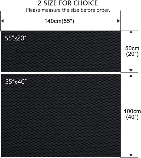Speaker Grill Cloth Stereo Mesh Fabric for Speaker Repair, Black - 55 x 40 in / 140 x 100 cm...