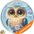 UNIDRAGON Original Wooden Jigsaw Puzzles for Kids Ages 3-5 — Bubblez Owl — 30 Pieces Puzzle Round Shape 9.8×9.8 Inches Toddler Kids Activities Tin...