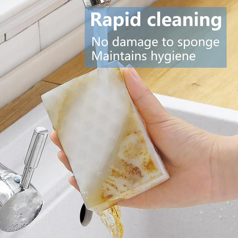 Magic Cleaning Sponges Eraser, 2X Densities Melamine Sponge, Magic Clean Erasers,Multi-Functional Magic SAponge Eraser?Kitchen Sponges for Dishes ...