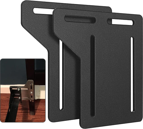 2 PCS Bed Frame Brackets Adapter for Headboard Extra Heavy Duty,Bed Frame Adapter Brackets, Queen Bed Modification Plate,Bed Headboard Frame Conve...