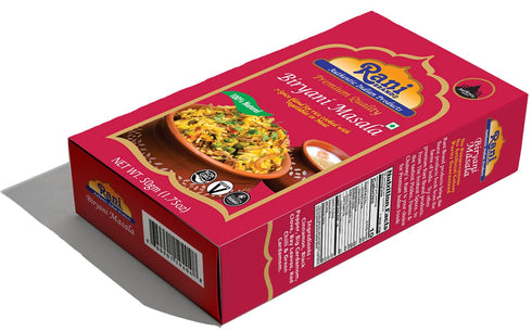 Rani Biryani Masala Curry (7-Spice Blend for Indian Rice Dishes, Pullao/Pilau) 1.75oz (50g) ~ All Natural | Vegan | No Colors | Gluten Friendly | ...