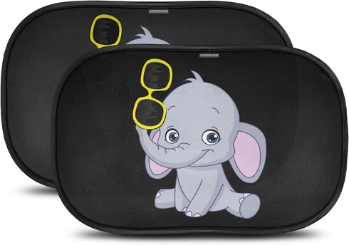 Car Window Shade for Baby with Certified UV-Protection 2 Pack - 20"x12"...