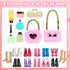 36 Pcs Doll Clothes for 11.5 inch Doll Include 1 The Movie Pink Dress 1 Sequn Outfits 1 Winter Set 3 Fashion Dress 1 Shawls 14 Makeup Kit 1 Hat 12...