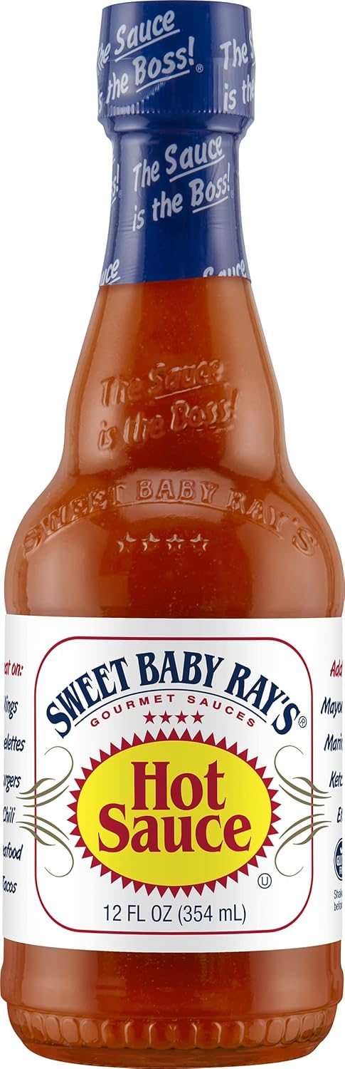 Sweet Baby Ray's Gourmet Sauces, Hot Sauce 12 Fl Oz (12 Fl Oz (Pack of 2))...