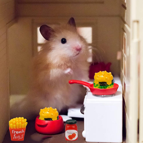 30 Pcs Miniature Food Drinks Laptop Computer Books Toys Dollhouse Miniature Furniture Plastic Table Fits Accessories Scale Dollhouse Playsets Girl...