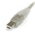 StarTech.com 10 ft Transparent USB 2.0 Cable - A to B - USB cable - USB (M) to USB Type B (M) - USB 2.0 - 10 ft - molded - transparent - USB2HAB10...