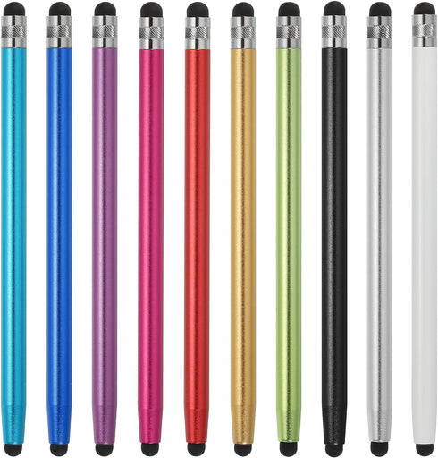 MECCANIXITY 10pcs Stylus Pens for Touch Screens Dual Rubber Tips Capacitive Stylus Universal Tablet Pen Sensitivity Precision......