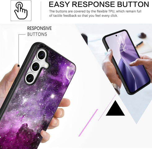 BENTOBEN for Samsung Galaxy S24 Case, Glow in The Dark, Slim Fit Soft Flexible TPU Bumper Shockproof Anti Scratch Protective Phone Cover for Galax...