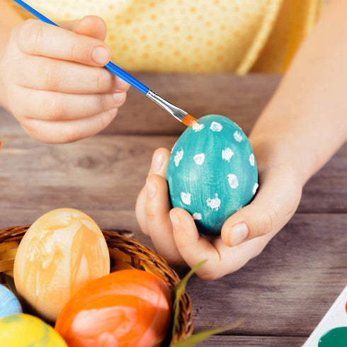 65Pcs Paint Brushes Tray Palettes Set,60pcs Flat Paint Brushes 5 PCS Round Paint Pallets,Small Paint Brushes Bulk Acrylic Oil Watercolor Artist Pa...