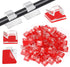 80 PCS Adhesive Cable Clips Christmas Clear Light Strip Mounting Clips Led Light Wire Holder Cable Clamp Organizer for Desk Outdoor Wall Cable...