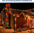 25 Pack C7 Multicolor LED Replaceable Bulbs – Dimmable Multicolor LED Christmas Lights Bulbs, 0.72W Indoor Outdoor Bulbs, Night Light, C7/E12, IP:...