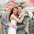 10 Pcs Throw Streamers, Colorful Hand Held Party Streamers Party Poppers No Mess Throw Confetti Pop Out Streamers for Birthday Weddings Events Chr...
