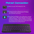 DTTO Bluetooth Keyboard, Wireless Rechargeable Keyboard for Android Tablet Cell Phone Smartphone iPad Pro Air Mini iPhone Windows Surface, Black.....